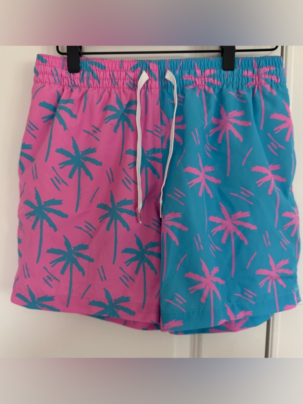 chubbies Blue and Pink Swim Trunks